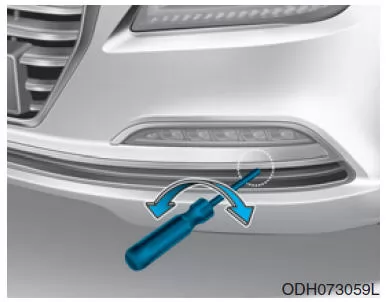 Nebelscheinwerfer einstellen