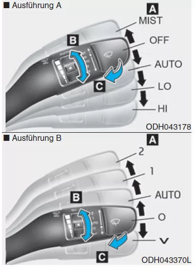 Scheibenwischer- und waschanlage