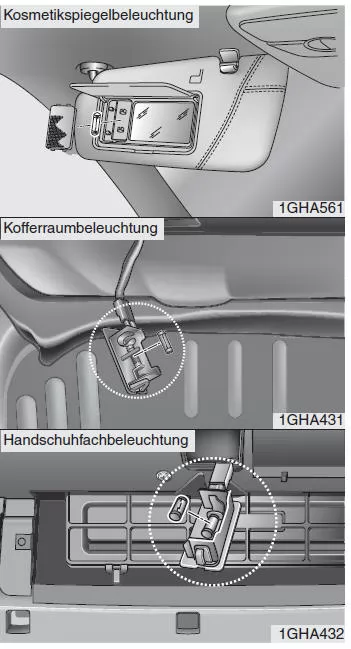 Glühlampen ersetzen